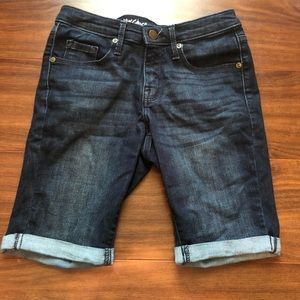 Mossimo denim mid-rise Bermuda jean shorts